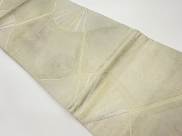 リサイクル　扇模様織出し名古屋帯